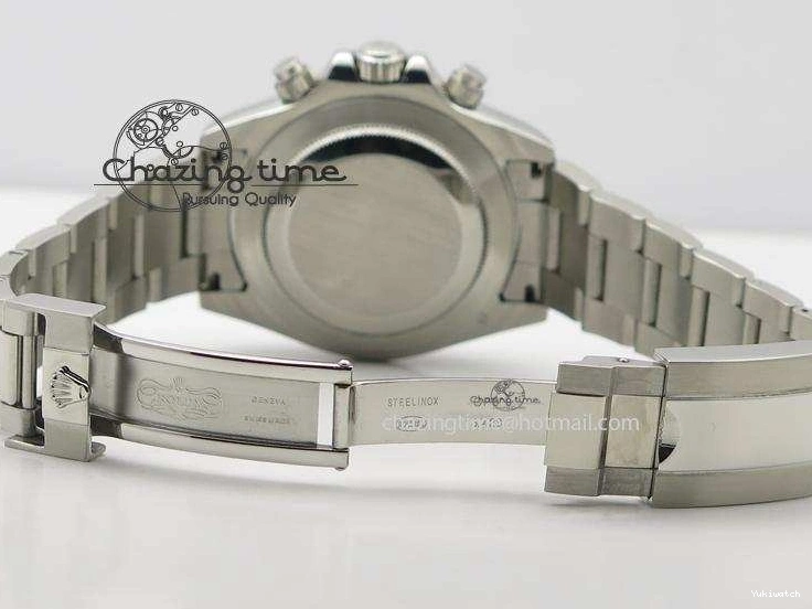 JF Sec@9 Bracelet Edition On Daytona A7750 Dial SS 116520 Black 0314